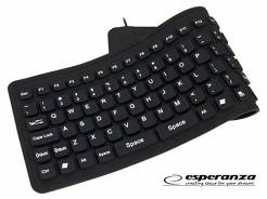 ESPERANZA EK113 KLAWIATURA SILIKONOWA USB/PS2