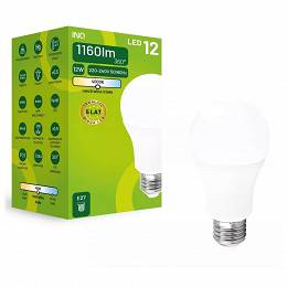 INQ lampa LED E27 12W 1160lm A60 4000K neutralna biała 