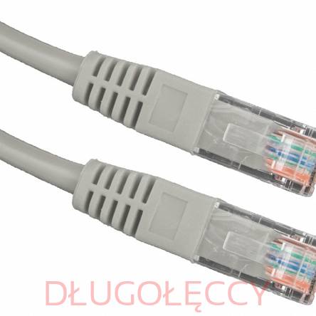 ESPERANZA kabel UTP CAT 5E PATCHCORD 7.5M szary