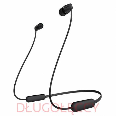 Douszne słuchawki bezprzewodowe Sony WI-C200B bluetooth BT 5.0