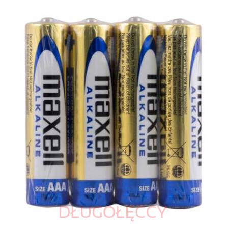 MAXELL Baterie LR03 AAA 1,5V Alkaliczne tray 4szt.