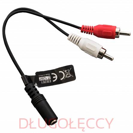 ESPERANZA EB261 kable mini jack 3,5mm - 2x RCA 0,2m