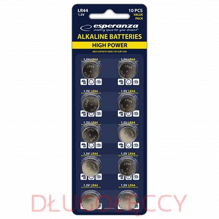 ESPERANZA baterie alkaliczne LR44 AG13 blister 10szt