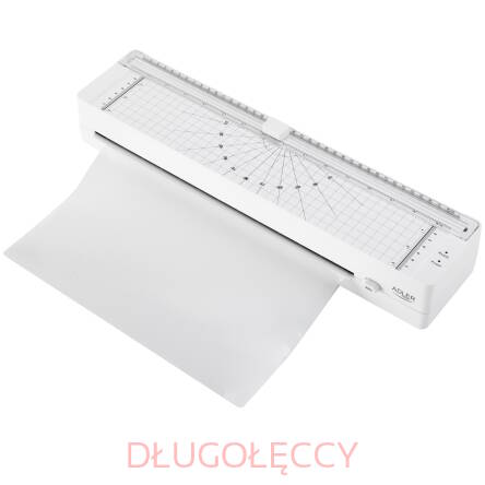 Adler AD 1042 black Laminator A3 Laminacja na gorąco Wbudowany trymer Zestaw startowy w komplecie