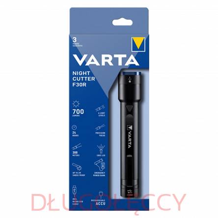 VARTA NIGHT CUTTER F30R latarka LED akumulator 700lm 24h 300m IPX4