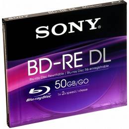 SONY BD-RE DL 50GB x1-2 Blu-ray Box