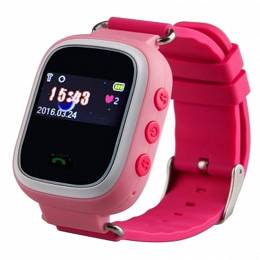 SMARTWATCH DLA DZIECI Z GPS/SOS 0.96' EKRAN KOLOR RÓŻOWY