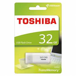 TOSHIBA pendrive 32GB USB 2.0 U202 biały