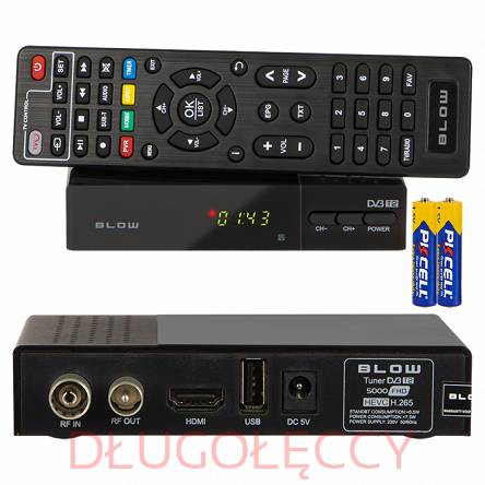 BLOW 5000 tuner cyfrowy DVB-T/T2 H.265/HEVC