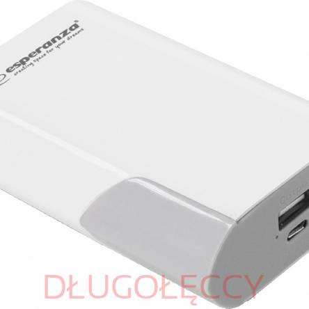 ESPERANZA POWER BANK 6000MAH BOSON BIAŁO/SZARY