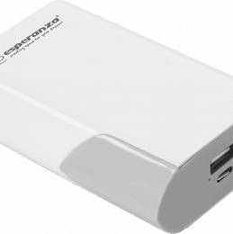 ESPERANZA POWER BANK 6000MAH BOSON BIAŁO/SZARY