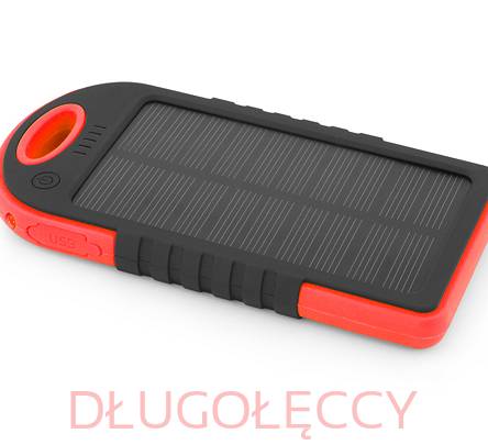 ESPERANZA EMP109KR SOLAR powerbank solarny 5200mAh czerwony