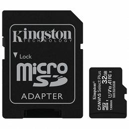 KINGSTON SDCS2/32GB Kingston 32GB micSDHC Canvas Select Plus 100R A1 C10 Card + ADP