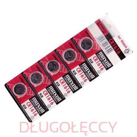 MAXELL CR1616 Bateria litowa blister 5szt