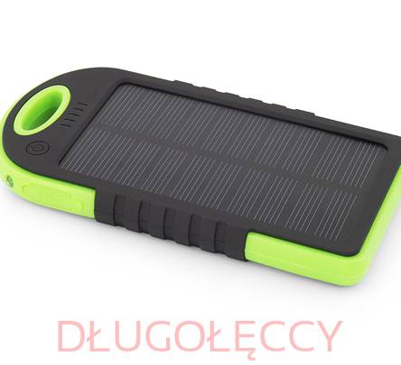 ESPERANZA EMP109KG SOLAR powerbank solarny 5200mAh zielony