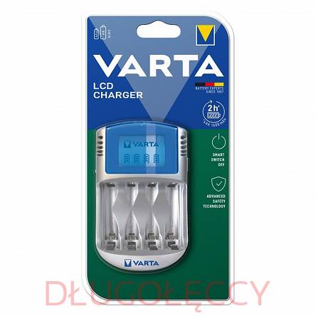 Ładowarka VARTA LCD CHARGER na 4 akumulatory AAA/AA