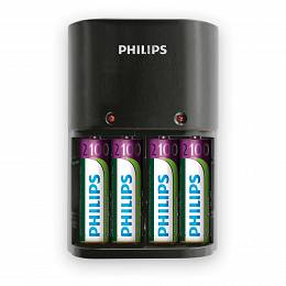 Ładowarka PHILIPS na 4 akumulatorki AAA/AA + 4x2100mAh NiMH AA