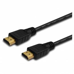 SAVIO CL-08 Kabel HDMI v1.4 Ethernet 3D Dolby TrueHD 24k Gold 5m