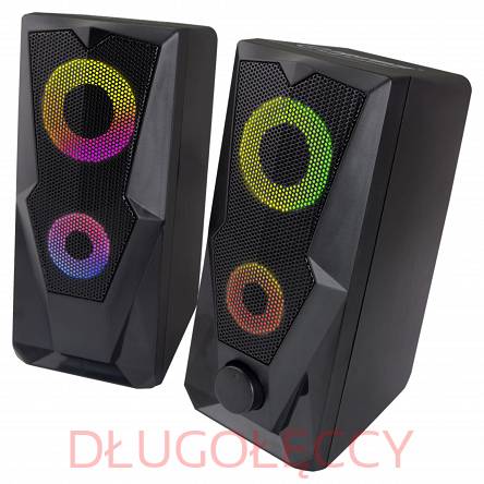 ESPERANZA GŁOŚNIKI 2.0 USB LED RAINBOW BAILA